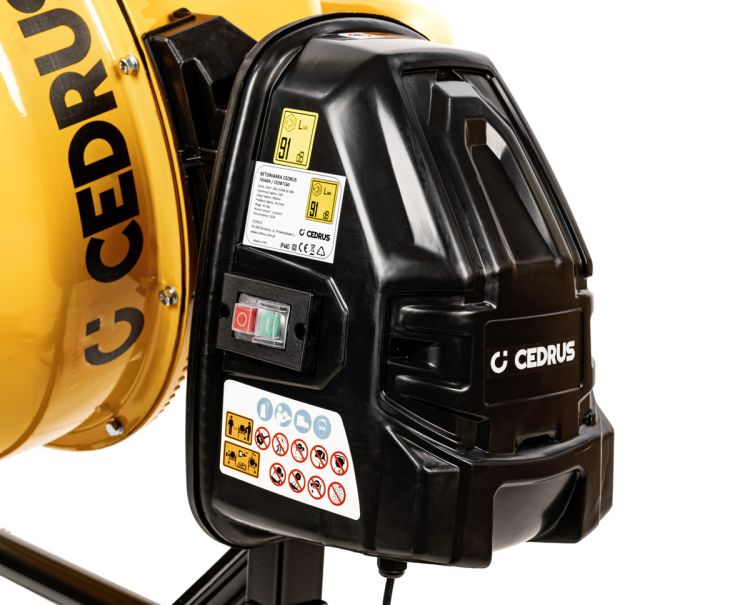 Betoniarka elektryczna Cedrus BT160 650 W bęben 160 l, zdjęcie 5