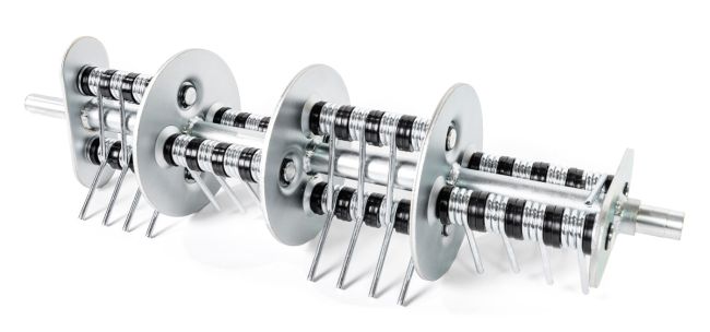 Przejdź do produktu Cedrus RWR03 wałek ze sprężynami do wertykulatora Cedrus CEDWR46L-R, rolka sprężynowa do napowietrzania trawnika