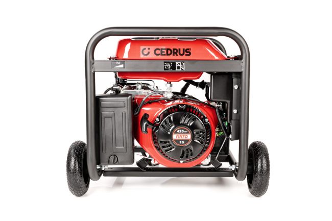 Przejdź do produktu Cedrus AG6E-1F CEDAG6E-1F agregat prądotwórczy generator jednofazowy AVR 6000 W rato 420 cm3