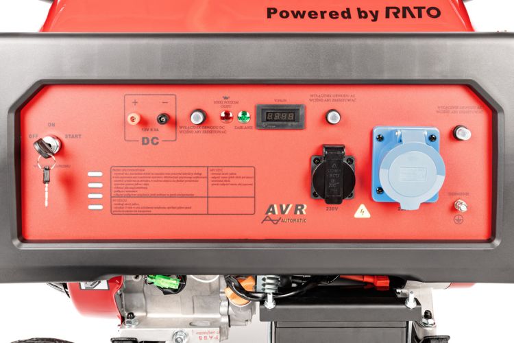 Agregat prądotwórczy Cedrus AG6E-1F 6000 W Rato 420 cm³, zdjęcie 6