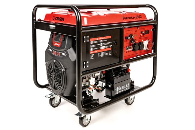 Przejdź do produktu Cedrus AG10E-3F CEDAG10E-3F agregat prądotwórczy generator trzyfazowy AVR 10000 W rato 670 cm³ 22KM
