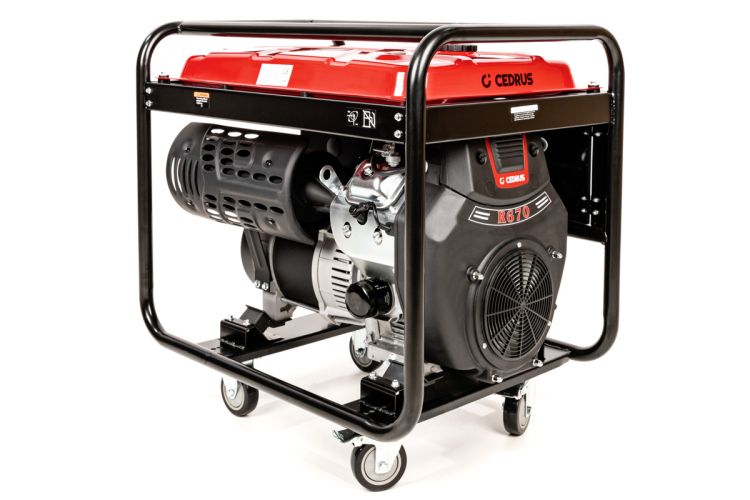 Agregat trójfazowy Cedrus AG10E-3F 10000 W Rato 670 cm³, zdjęcie 3