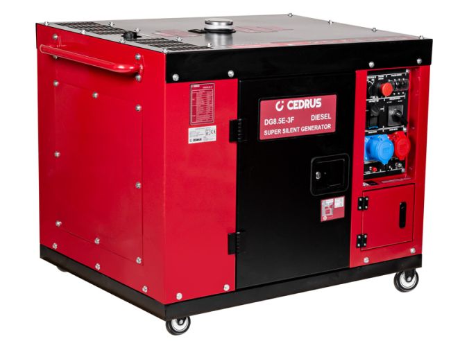 Przejdź do produktu Cedrus KD1100F DG8.5E-3F CEDDG8.5E-3F agregat prądotwórczy generator trzyfazowy AVR 8500 W diesel  667 cm³