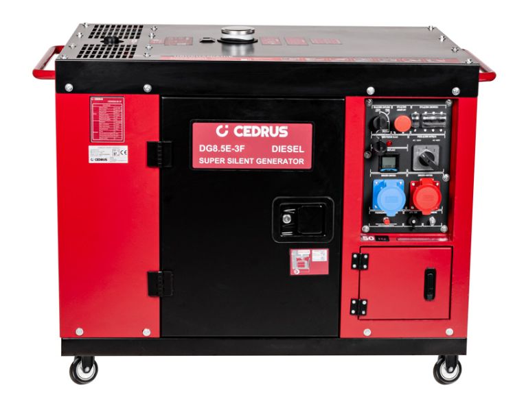 Agregat diesel trójfazowy Cedrus DG8.5E-3F KD1100F 8500 W, zdjęcie 3