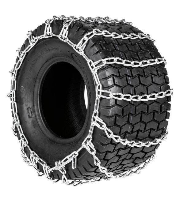 Przejdź do produktu Cedrus ACC0088 łańcuchy śniegowe 18x9.50x8 na koła zestaw 2szt. do traktorków quadów przyczepek