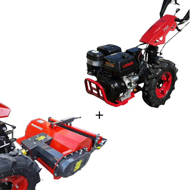 Przejdź do produktu Traktorek jednoosiowy Gartentechnik Bremen 750 TJ01 + glebogryzarka separacyjna SBS750 PRO