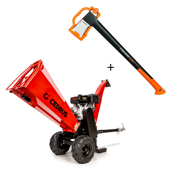 Przejdź do produktu Rozdrabniacz spalinowy Cedrus RB03 + Pilarka spalinowa Cedrus PS25-10T