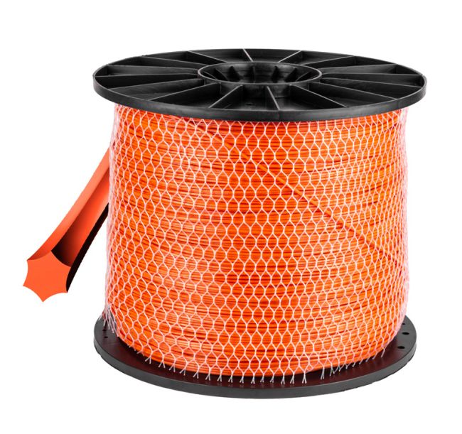 Przejdź do produktu Żyłka tnąca gwiazdka Cedrus IN005170 2,7 mm x 315 m, pomarańczowa