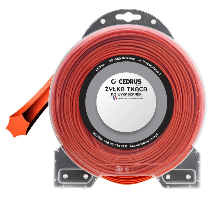 Żyłka tnąca Cedrus DBPLCEDBD01/25HO 2,7 mm 70 m gwiazdka