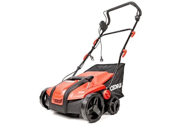 Przejdź do produktu Cedrus CEDWE38 WE38 wertykulator elektryczny 1800W szerokość 38 cm kosz 45L aerator 16 noży