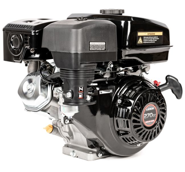 Przejdź do produktu Loncin G270F-G silnik wał poziomy stożek G 22,2x106 mm 270 cm³ 6 kW filtr suchy rozrusznik ręczny