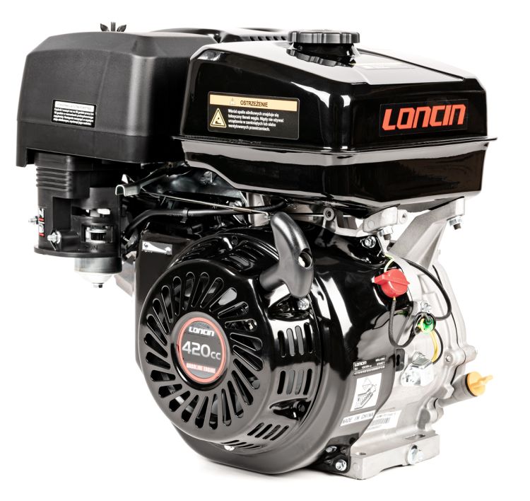 Silnik Loncin G420F-L wał poziomy 22,2x110 mm 420 cm³ 9 kW