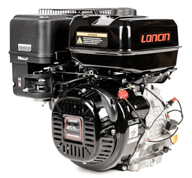 Przejdź do produktu Loncin LC192F-A silnik wał poziomy walcowy typ A 25x62 mm 459 cm³ 10 kW filtr suchy rozrusznik ręczny