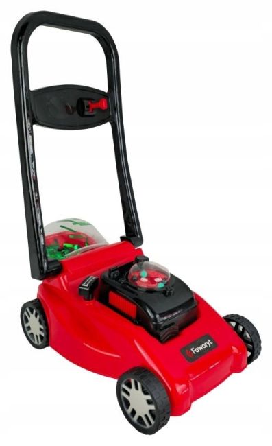 Przejdź do produktu Kosiarka zabawkowa dla dzieci interaktywna czerwona Faworyt zabawka
