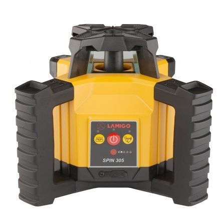 Przejdź do produktu Lamigo Spin 305 136001 niwelator rotacyjny laserowy + statyw ST140 + łata LTL24, ZESTAW