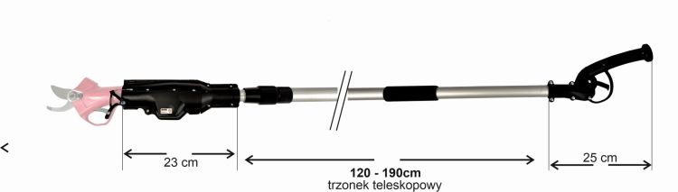 Przedłużka teleskopowa do sekatora Mastercut ES-1601-EX, zdjęcie 2