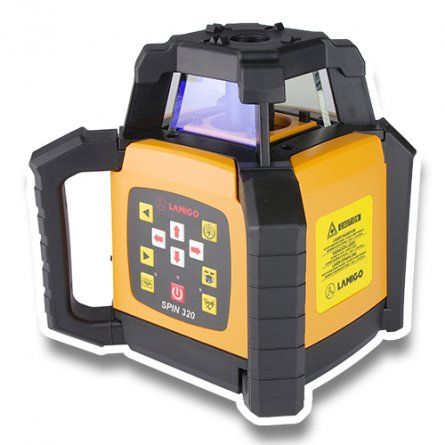 Przejdź do produktu  Lamigo Spin 330 136131 niwelator rotacyjny laserowy, wyposażony w kompensator + system kontroli maszyn DIGGER RC + statyw STL3M + łata LTL24, ZESTAW