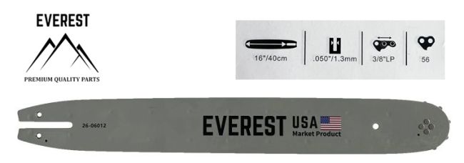 Przejdź do produktu PROWADNICA 16" 3/8LP 1,3mm 56ogn. EVEREST