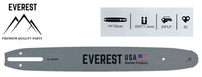 Przejdź do produktu PROWADNICA 14" 3/8LP 1,3mm 52ogn. EVEREST