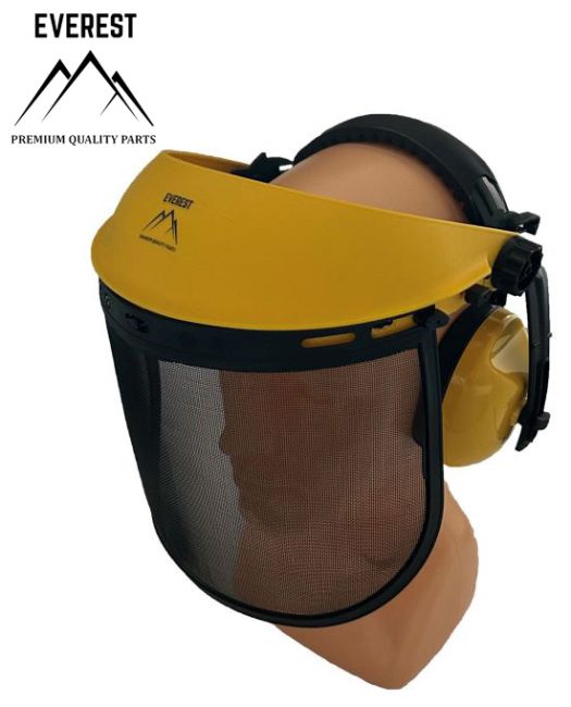 Przejdź do produktu OSŁONA TWARZY SIATKOWA Z OCHRONNIKAMI SŁUCHU EVEREST