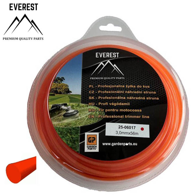 Żyłka tnąca okrągła 3,0 mm 56 m Everest