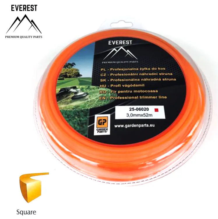Żyłka tnąca kwadratowa 3,0 mm 52 m Everest