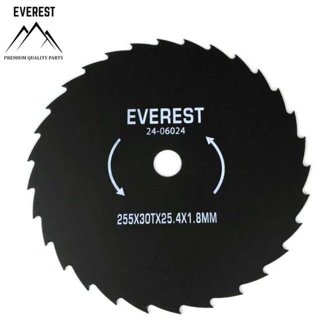 Przejdź do produktu TARCZA TNĄCA UNIWERSALNA 30 ZĘBÓW ŚREDNICA OTWORU 25,4mm SZEROKOŚĆ 255mm GRUBOŚĆ 1,8mm EVEREST