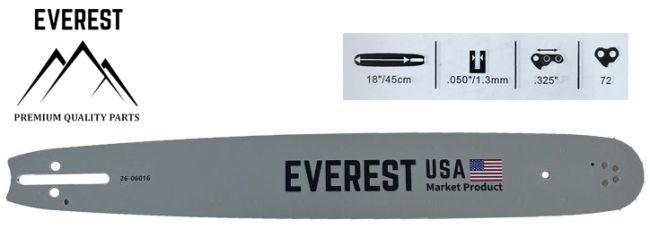Przejdź do produktu PROWADNICA 18".325 1,3mm 72ogn. EVEREST