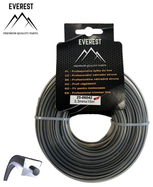 Przejdź do produktu ŻYŁKA TNĄCA DUAL POWER LINE 3,30mm 15M EVEREST