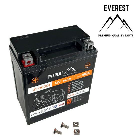 Przejdź do produktu AKUMULATOR ŻELOWY (AGM) 12V 14Ah LEWY PLUS EVEREST