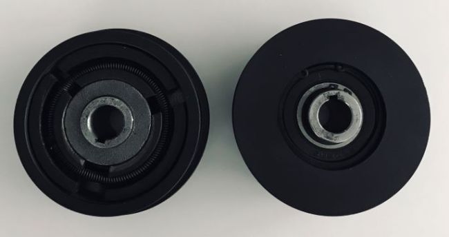 Przejdź do produktu SPRZĘGŁO ODŚRODKOWE ZAGĘSZCZARKI WAŁEK 20mm PASEK 10mm