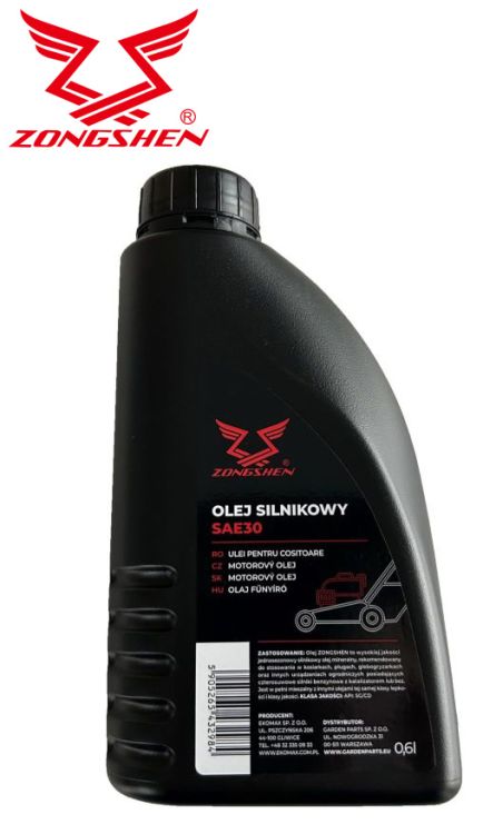 Olej Zongshen do kosiarek SAE30 0,6 l