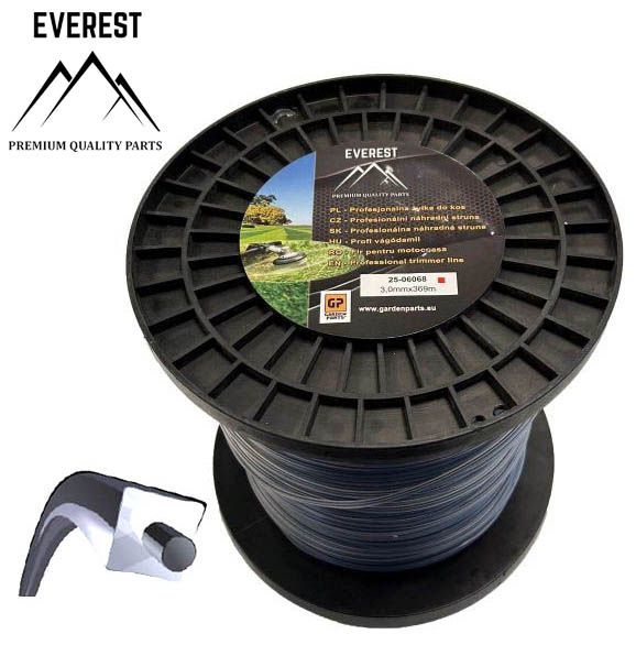 Przejdź do produktu ŻYŁKA TNĄCA DUAL POWER LINE 3,00mm 369M EVEREST