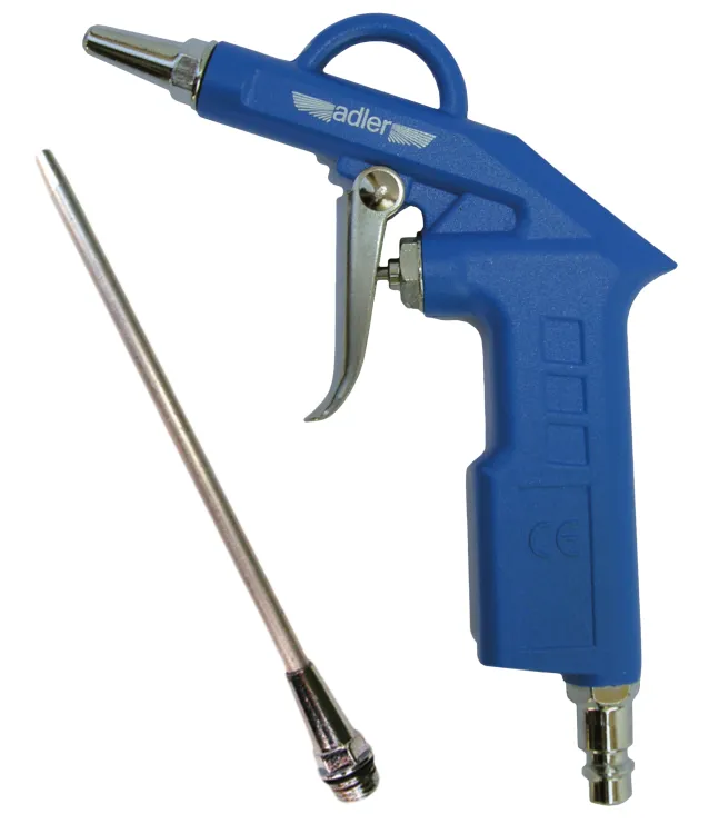 Pistolet do przedmuchu z dyszą krótką 2 cm i długą 15 cm