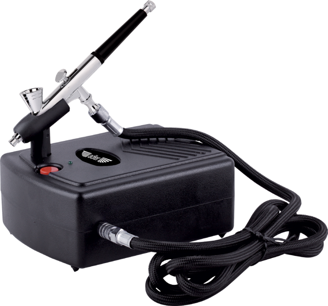 Przejdź do produktu Zestaw mini kompresor modelarski AD-3001 z aerografem