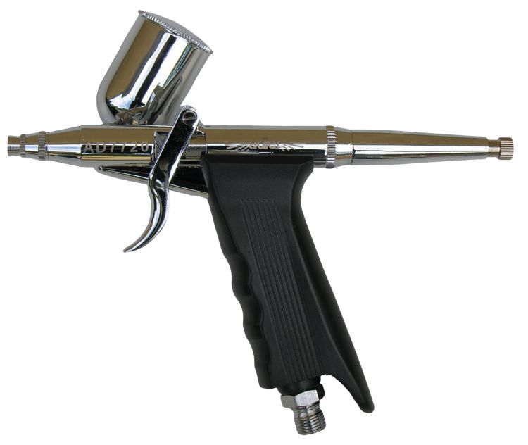 Aerograf pistoletowy AD-7720 z dyszami 0,3 i 0,5 mm
