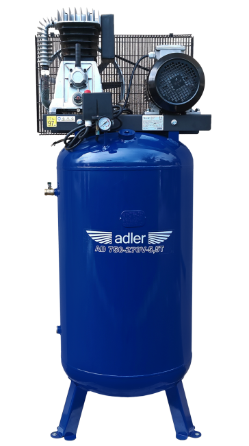 Przejdź do produktu Sprężarka powietrza ADLER AD750-270V-5,5T 400V PION
