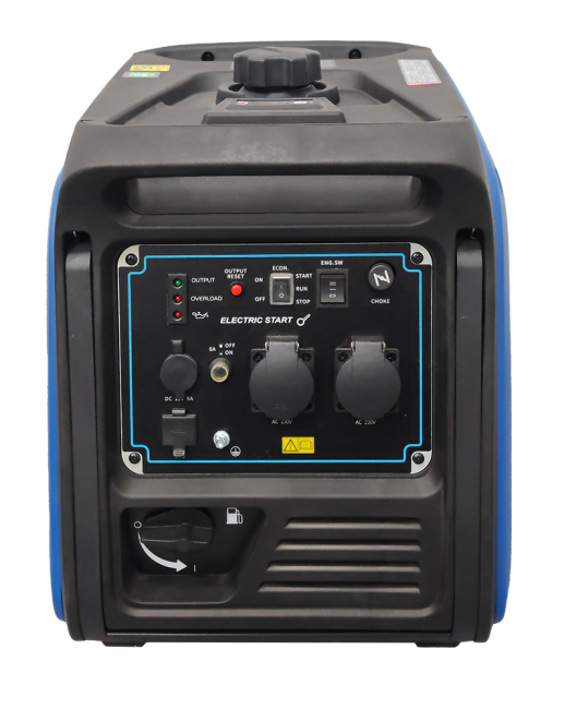 Przejdź do produktu Agregat prądotwórczy inwertorowy Euro5 z rozrusznikiem elektrycznym 230V AD-4000S