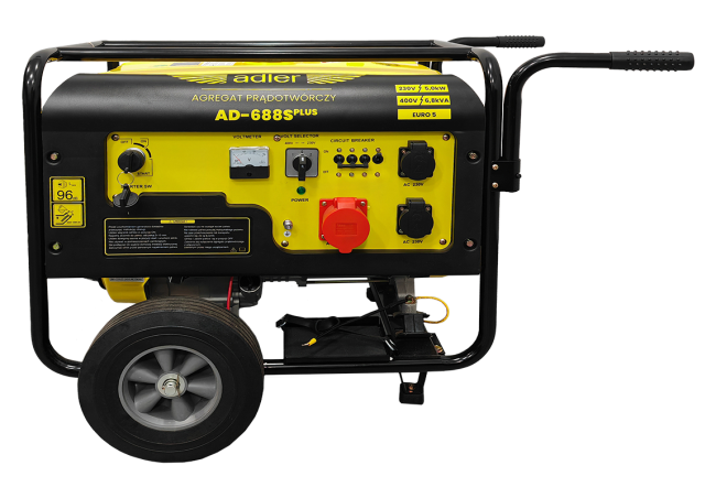 Przejdź do produktu Agragat prądotwórczy z rozrusznikiem elektrycznym 230V/400V AD-688S/PLUS