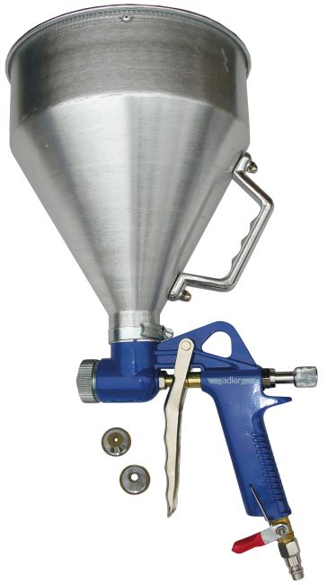 Przejdź do produktu Pistolet do tynków natryskowych i mas gęstych - zbiornik aluminiowy AD-8030AL