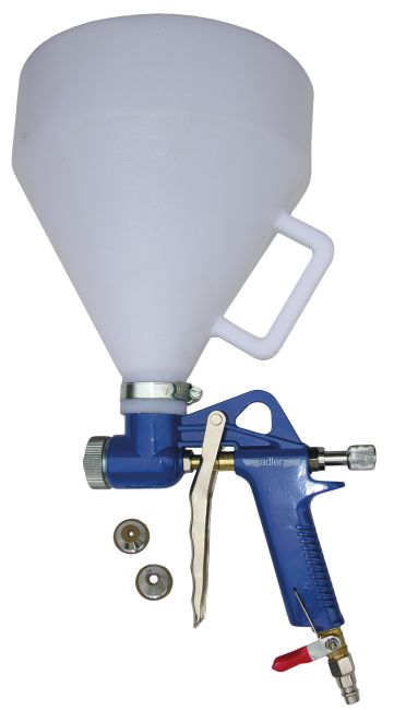 Przejdź do produktu Pistolet do tynków natryskowych i mas gęstych - zbiornik plastikowy AD-8030P