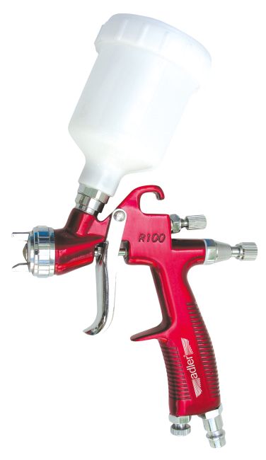 Przejdź do produktu Pistolet lakierniczy mini LVLP AD-R100/0.8