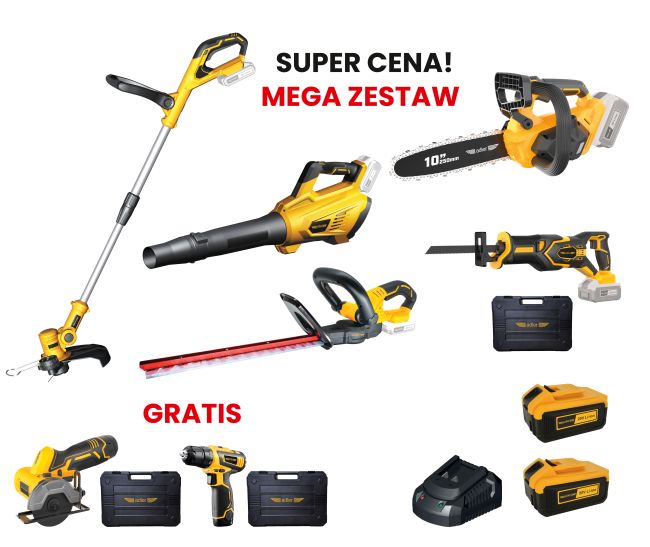 Przejdź do produktu Mega Zestaw Narzędzi akumulatorowych - Zestaw nr 3