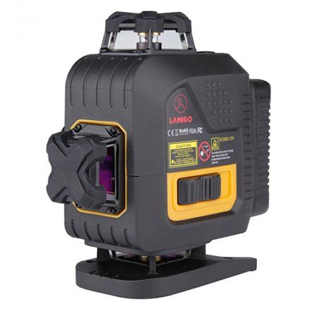 Przejdź do produktu Lamigo CROSS 4D 130255 laser samopoziomujący liniowy (4x360°) z zieloną wiązką, najbardziej zaawansowany, wyposażony w kompensator, ma funkcję pulsacji, może współpracować z odbiornikiem