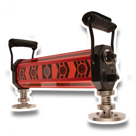 Przejdź do produktu Lamigo Digger RC 135102 system kontroli maszyn, odbiornik z magnesami 12V lub 24V, wykrywa wiązkę laserową w zakresie 360°, przeznaczony do laserów rotacyjnych