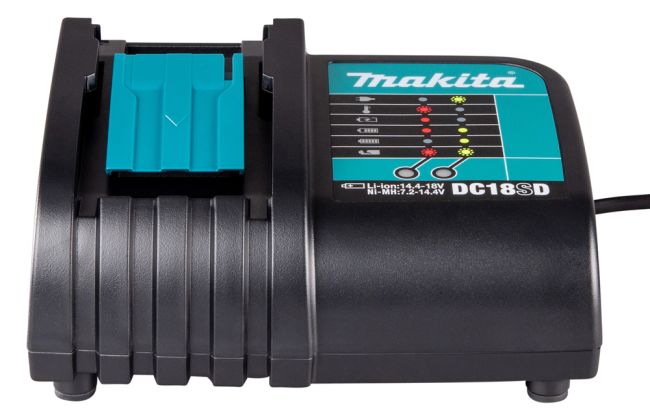 Przejdź do produktu Makita DC18SD LXT 194533-6 ładowarka do akumulatorów litowo-jonowych Li-ion 14,4V i 18V
