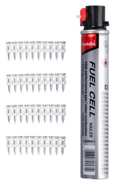 Przejdź do produktu Makita 196287-1 gwoździe do betonu + gaz 3,1 x 22 mm, 1 000 szt.