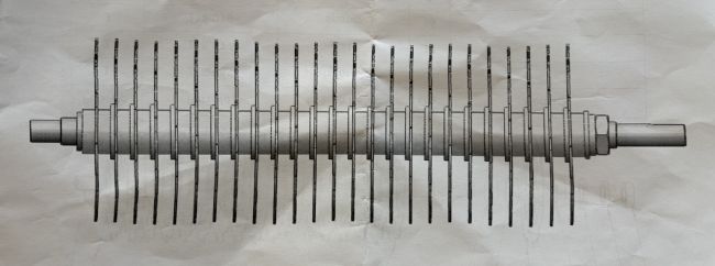 Przejdź do produktu Cedrus CEDRWR02 RWR02 zestaw regulacyjny wałka groomer CEDRWR01 do wertykulatora CEDWR46L-R, umożliwia zmianę ilości noży z 32 w standardzie na 12, 18 lub 25 noży