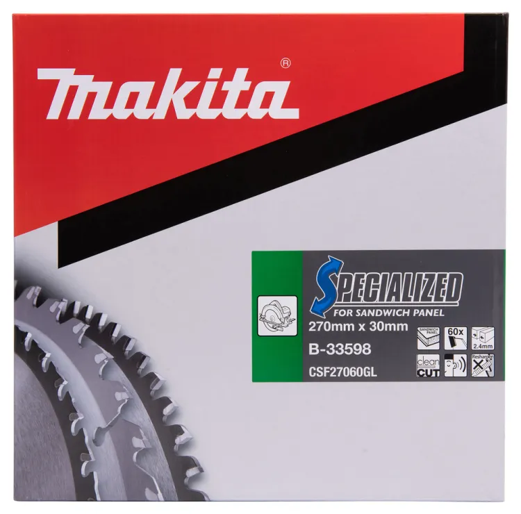 Tarcza Makita B-33598 270x30 mm 60 zębów do paneli, zdjęcie 3
