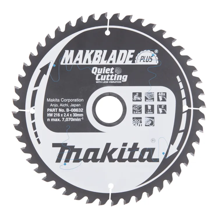 Tarcza Makita Makblade+ B-08632 216x30 mm 48 zębów, zdjęcie 2